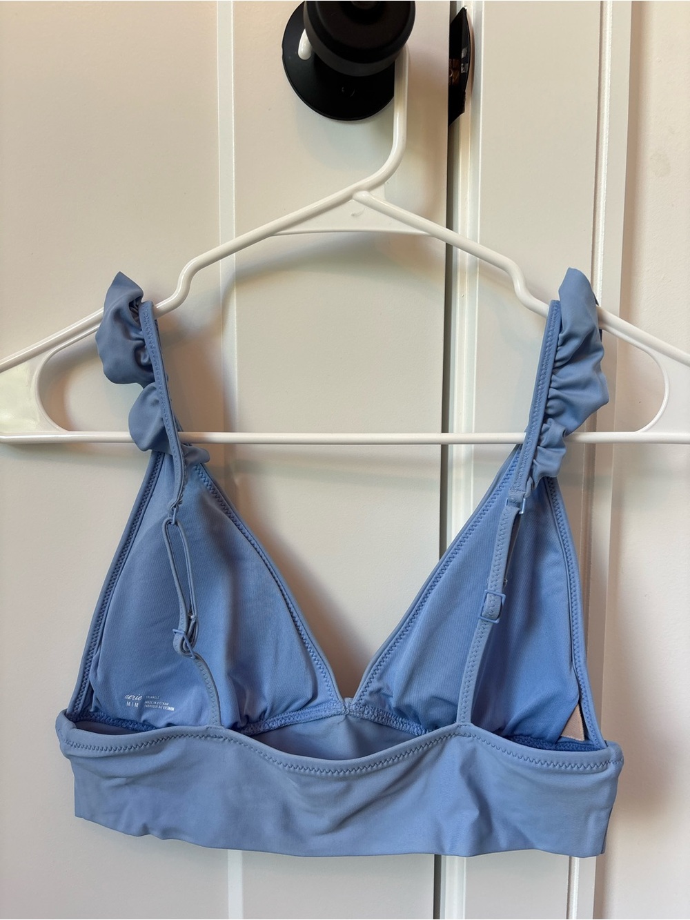 Light Blue Ruffle Strap Bikini - Picture 2 of 3